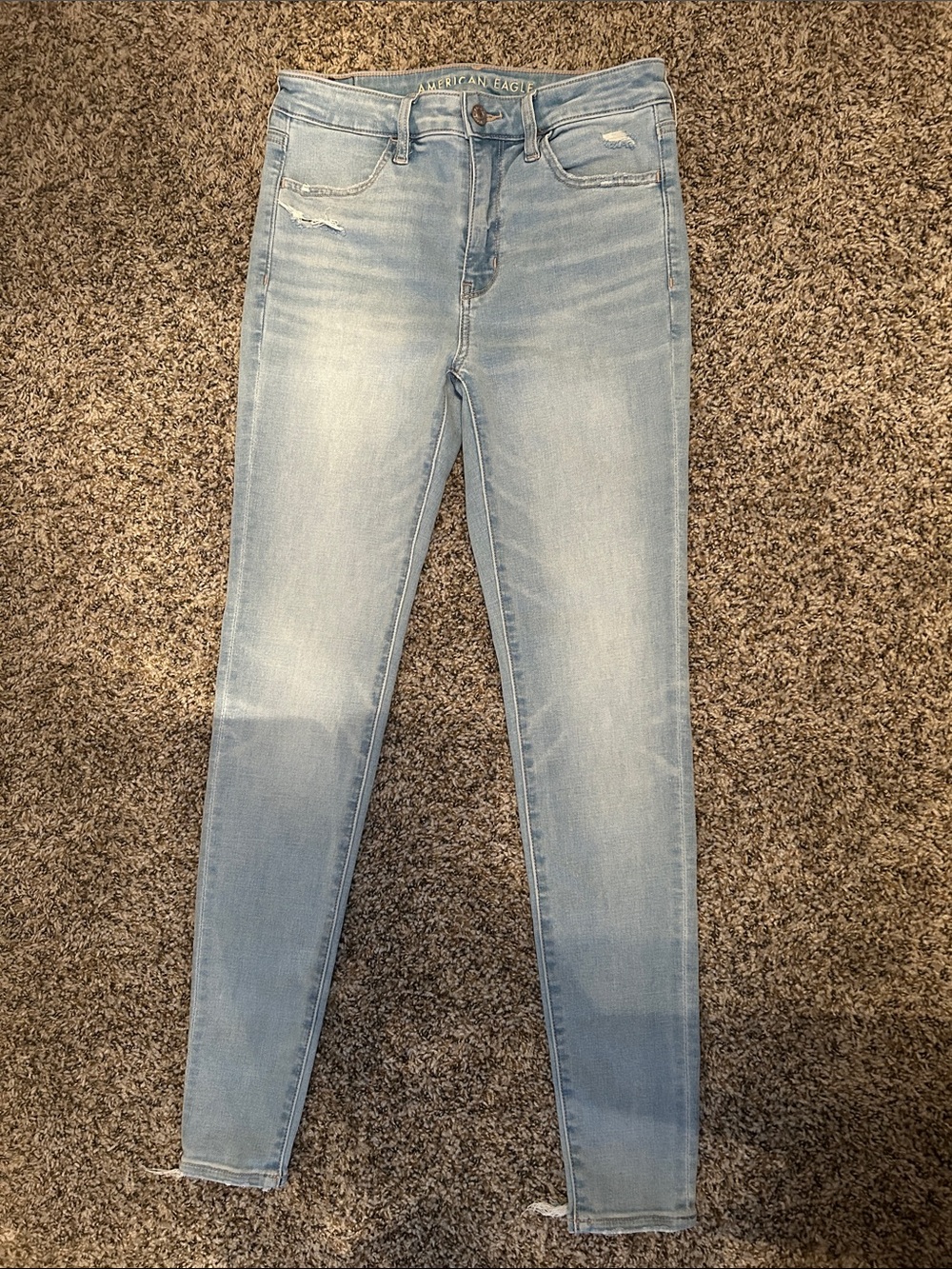 American Eagle Light Wash High Rise Jegging Jeans